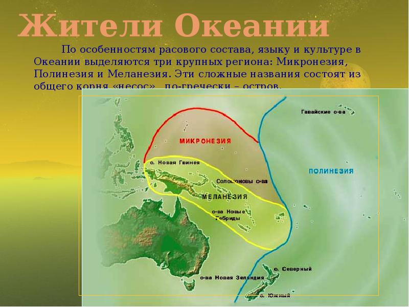 Океания презентация 8 класс