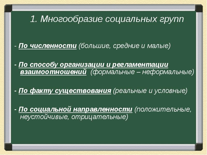 Презентация на тему социальные группы