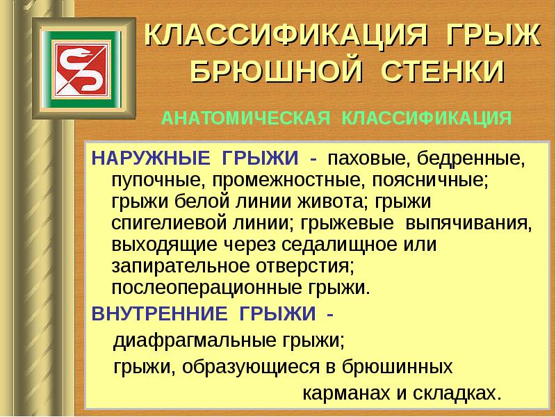 Грыжи передней брюшной стенки у детей презентация