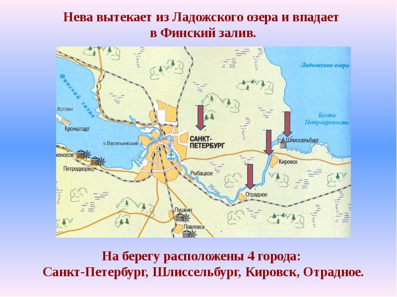 Географическое положение петербурга