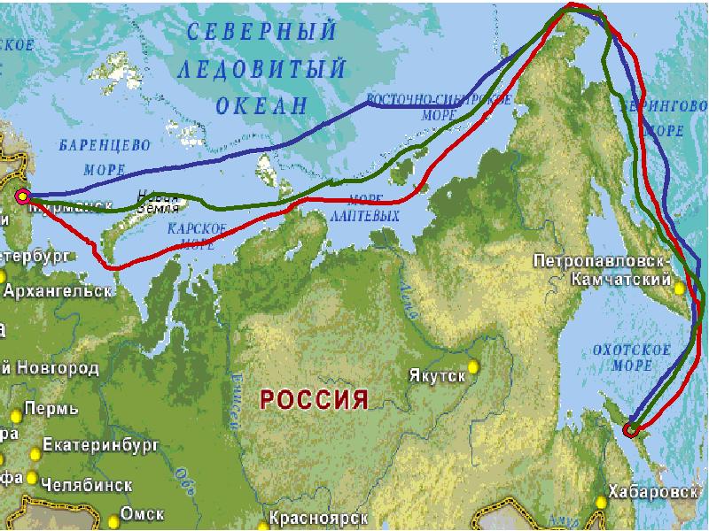 Моря России Фото Карта