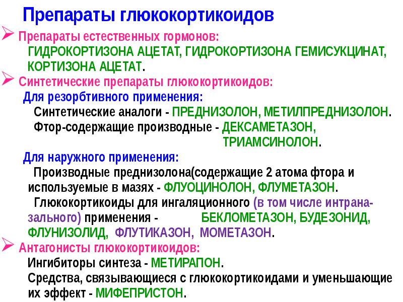 Гормональные средства фармакология презентация