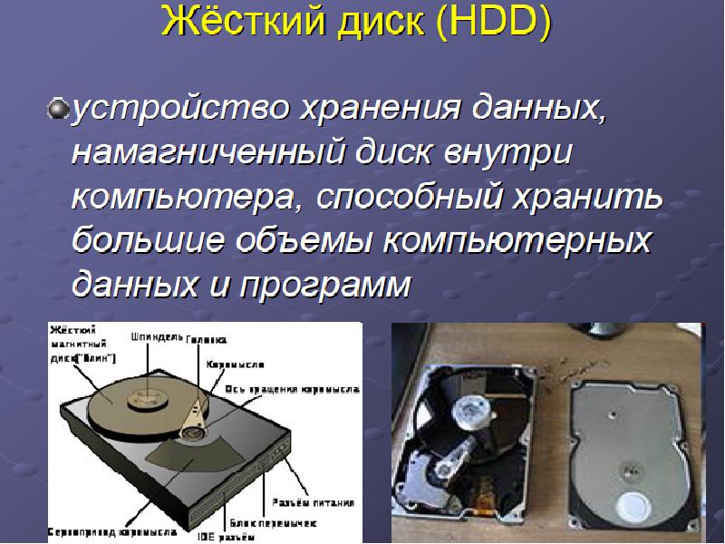 Жесткий диск это устройство ввода или вывода. Устройство жесткого диска. Внутреннее устройство жесткого диска. Устройство жесткого диска презентация. Внутренности компьютера в картинках и с описанием.