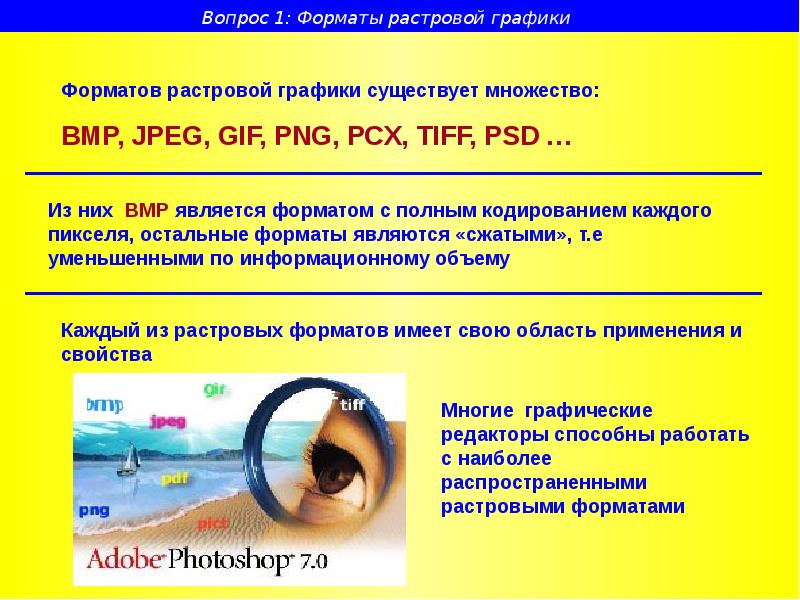 Полный формат. Формат ВМР В растровой графике. Форматы вопросов. Растровая Графика PCX. Jpeg является растровым форматом.