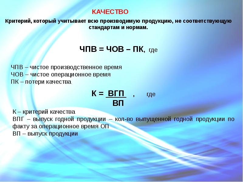 Соответствующий стандарту. Чистое операционное время. Нормы качества Чов. ЧПВ. ЧПВ В продажах примеры.