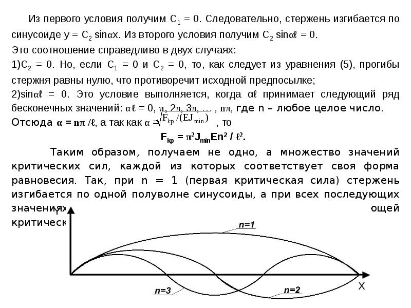 Презентация устойчивость сжатых стержней