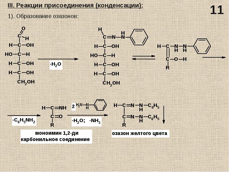 Уравнение реакции образования. Образование озазонов Глюкозы. Озазон фруктозы. Озазон Глюкозы. Образование озазона фруктозы.