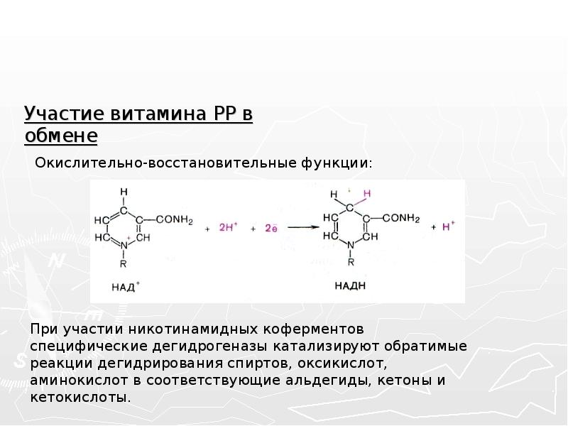 Обмен витаминов биохимия. Биохимическая реакция витамина в3. Витамин в3 реакции биохимия. Механизм активации витамина PP. Участие в обмене веществ витамина в3.