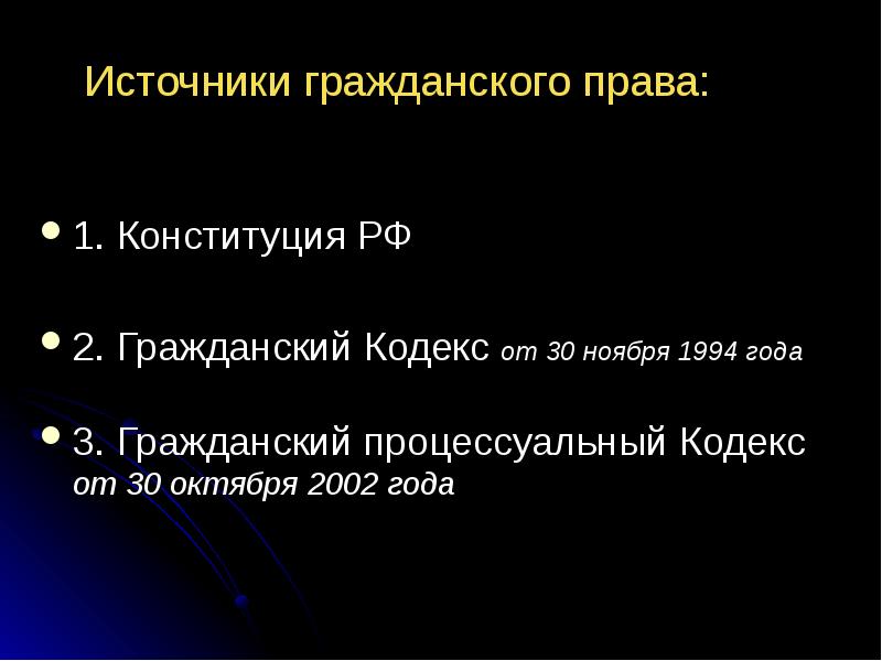 Система и источники гражданского права исследовательский проект