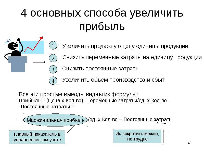 За счет чего могут прирастать продажи проекта