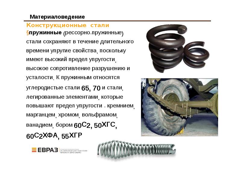 Рессорно пружинные стали. Рессорно-пружинные стали материаловедение. Рессорно пружинная сталь марки. Пружина автомобильная сталь марки. Сталь конструкционная рессорно-пружинная.