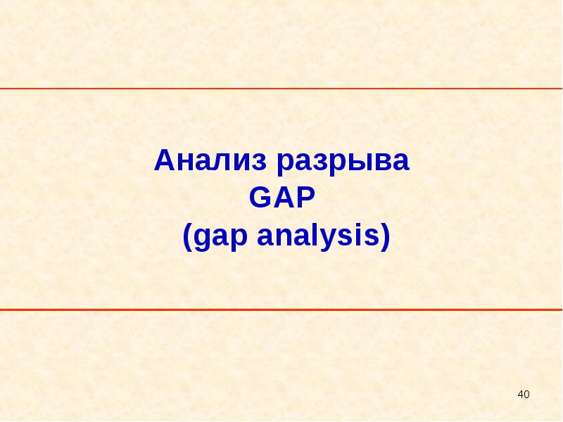 Gap разрыв. Gap разрыв
