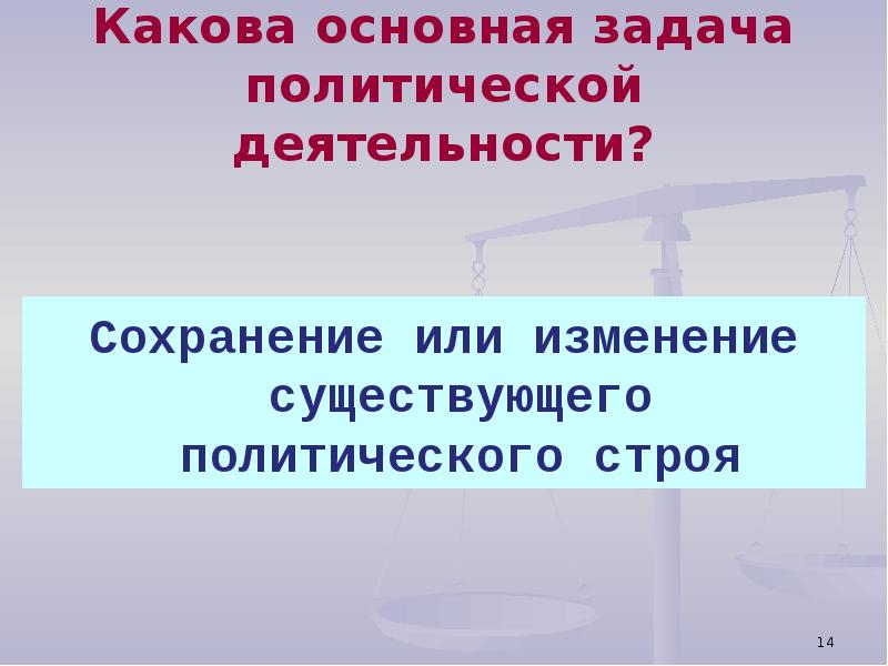 Сохранить деятельность. Задачи политической деятельности. Задачи политологии. Задачи политической активности. Основные цели политической деятельности.