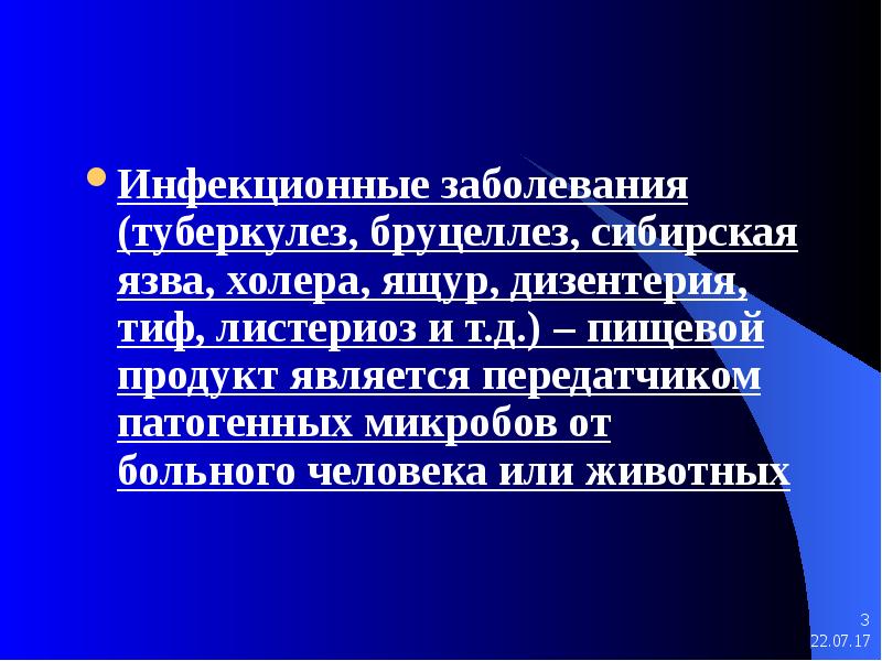 Безопасность питания презентация