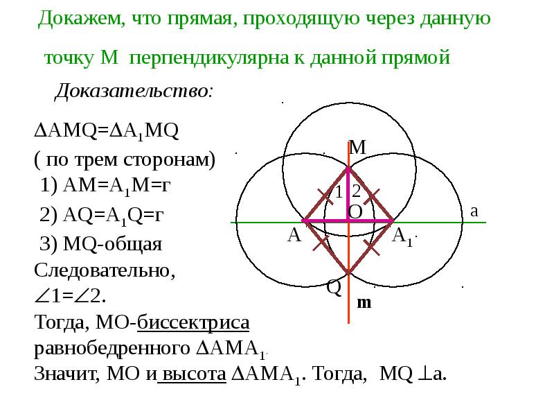 Геометрия 7 класс задачи на построение циркулем и линейкой презентация