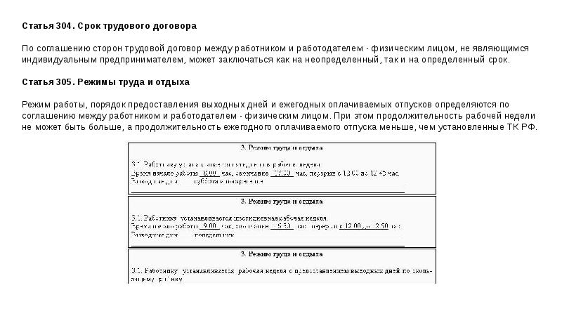 Особенности регулирования труда работников работающих у работодателей физических лиц презентация