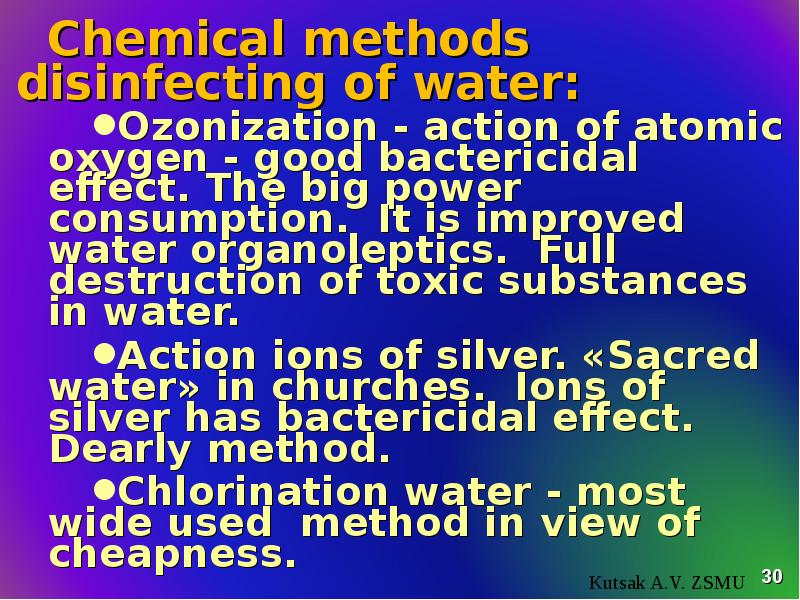 Chemical methods. Water Protocol organoleptic properties. Organoleptic properties Water Protocol Color. Organoleptic properties Water Protocol Color at 20.