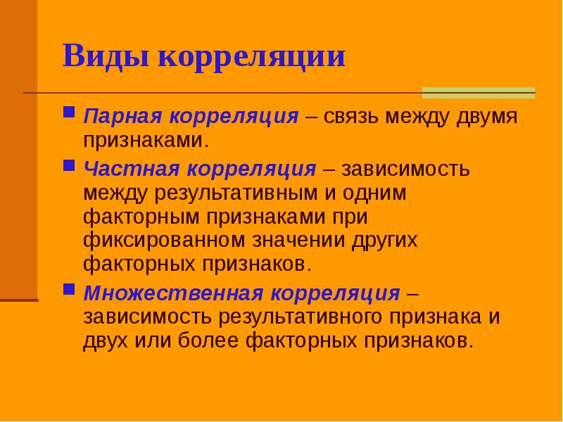 Двойная признаки. Виды корреляции. Виды корреляционной связи. Корреляционные виды. Типы корреляционной зависимости.