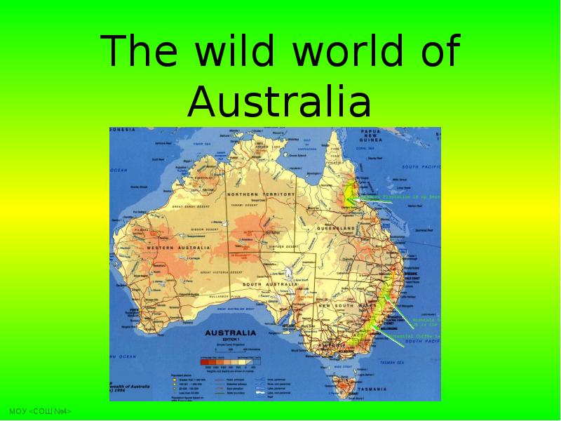 Australia is the smallest