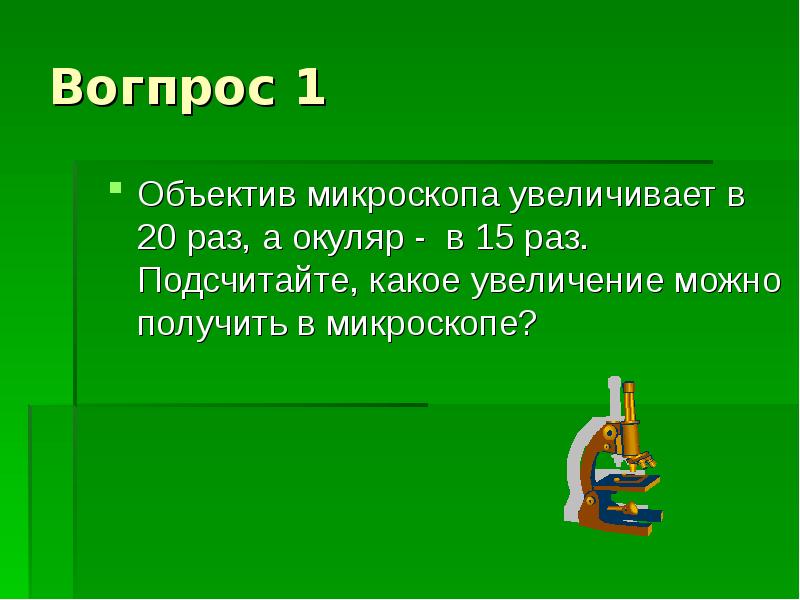 Увеличено какой вопрос. Из жизни зеленого мира викторина. Увеличение в 20 раз.