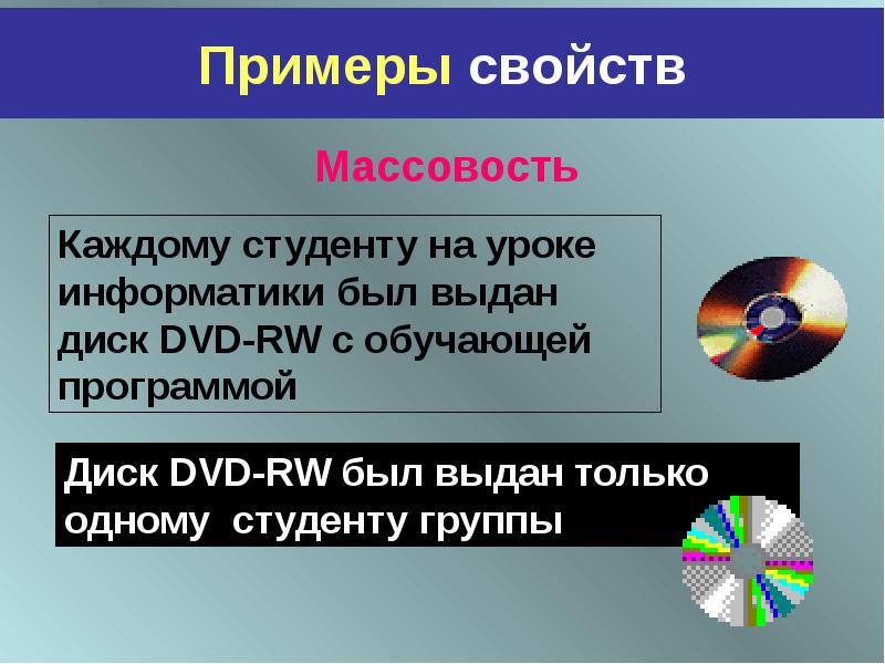 Свойство пример. Свойства примеры. Массовость алгоритма пример. Свойства алгоритма массовость пример. Массовость в информатике примеры.