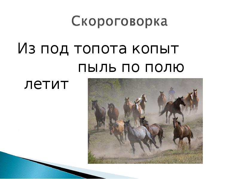 Продолжи по полям. Из под топота копыт. Из под топота копыт пыль. Скороговорка из под топота копыт. Скороговорка от топота копыт пыль по полю.