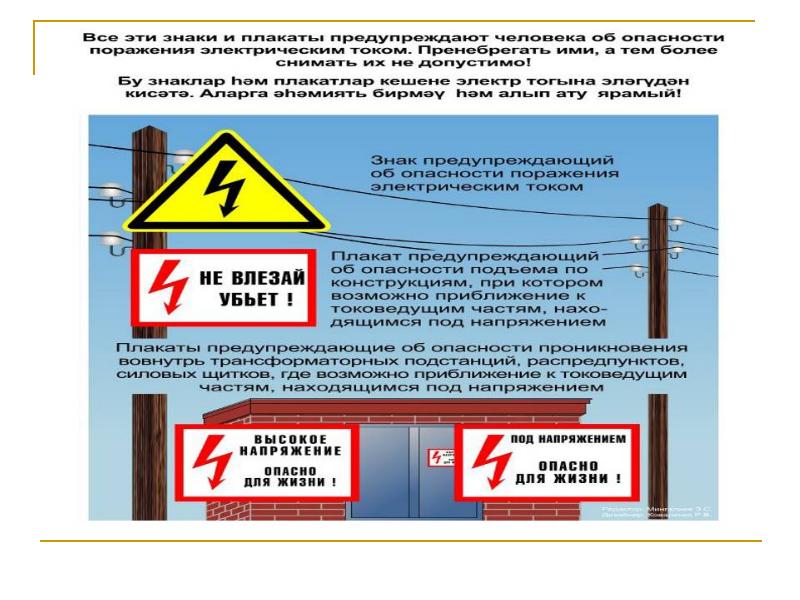 Презентация основы электробезопасности