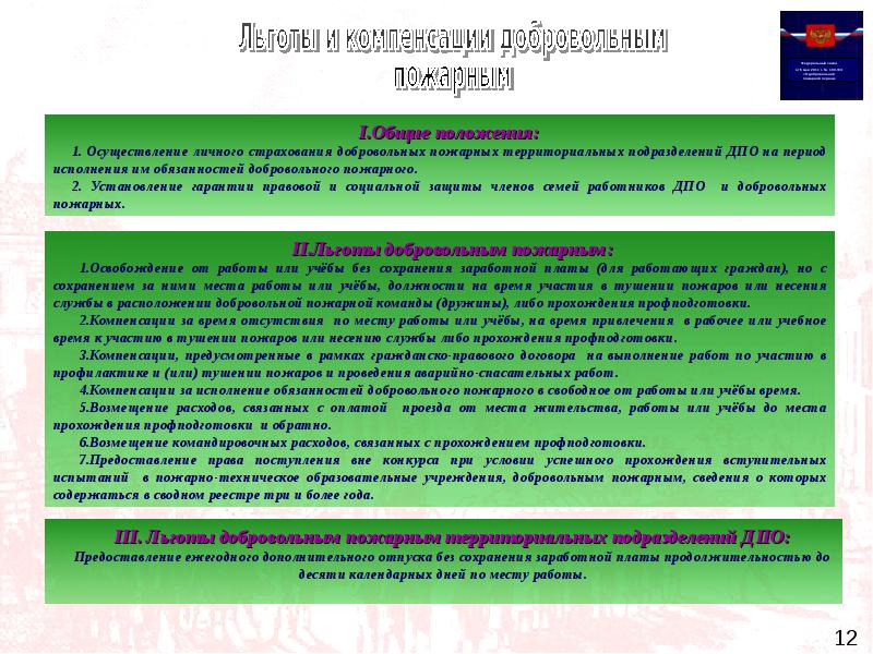 Добровольная пожарная охрана презентация