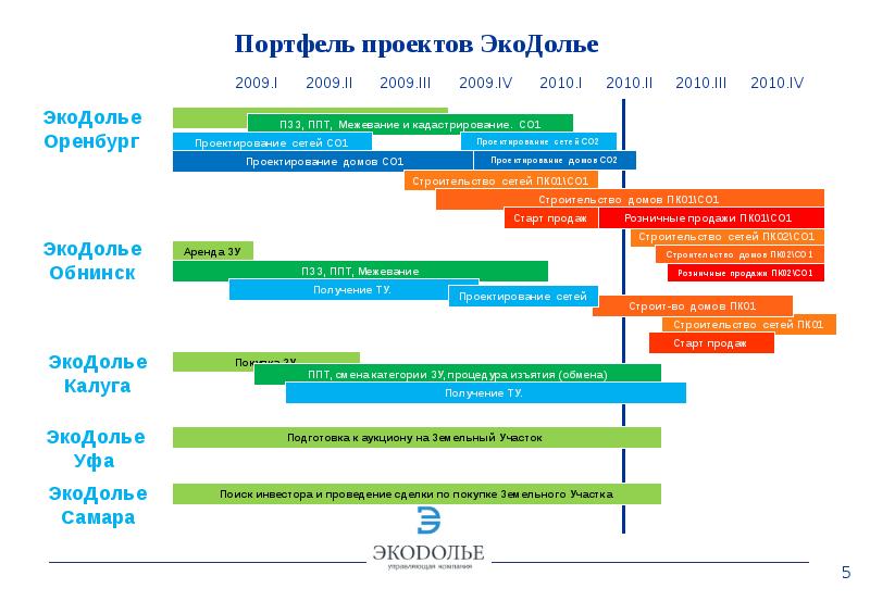 Определение портфеля проектов