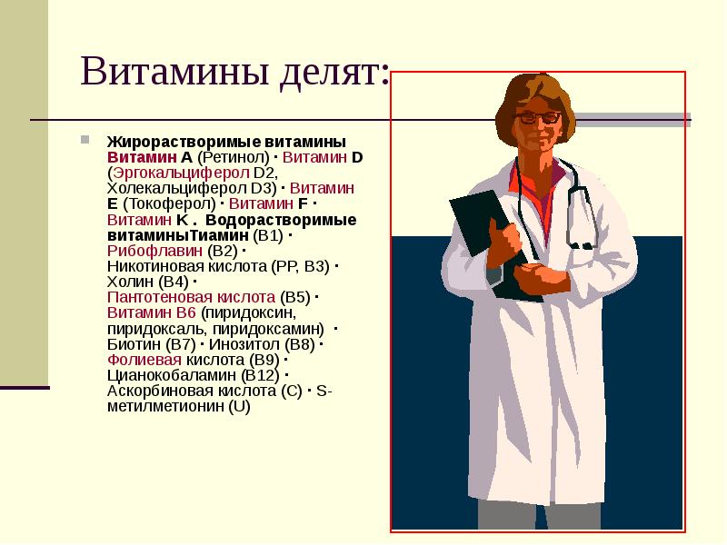 Влияние витаминов на здоровье человека презентация 9 класс