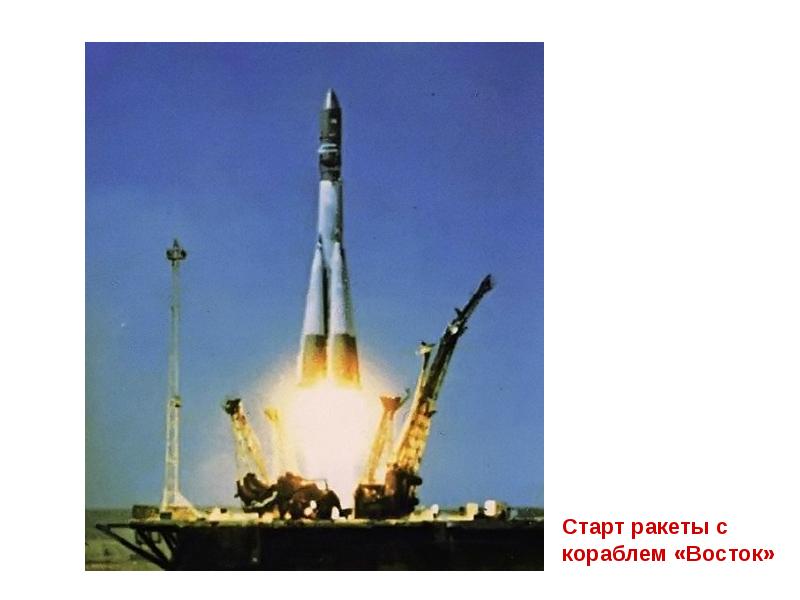 Как называлась ракета гагарина первый полет. Космический корабль Гагарина Восток 1. Ракета Восток 1 Гагарина. Байконур Восток 1 1961.