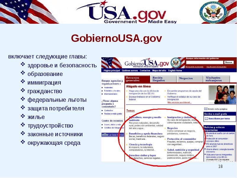 Электронное правительство в сша презентация