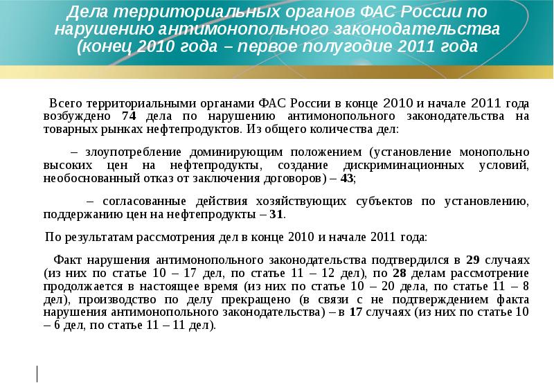 Презентация антимонопольное законодательство рф