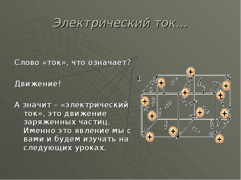 Что значит движение. Электрический ток текст. Что означает слово ток. Тока для текста. Что значит электрический ток.