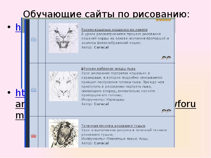 Анализ урок изо учителем