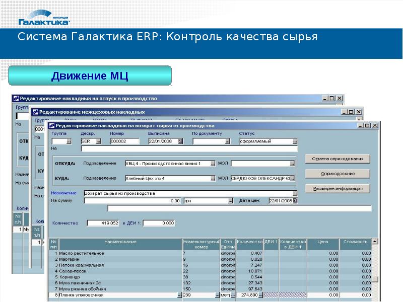 Erp парус презентация