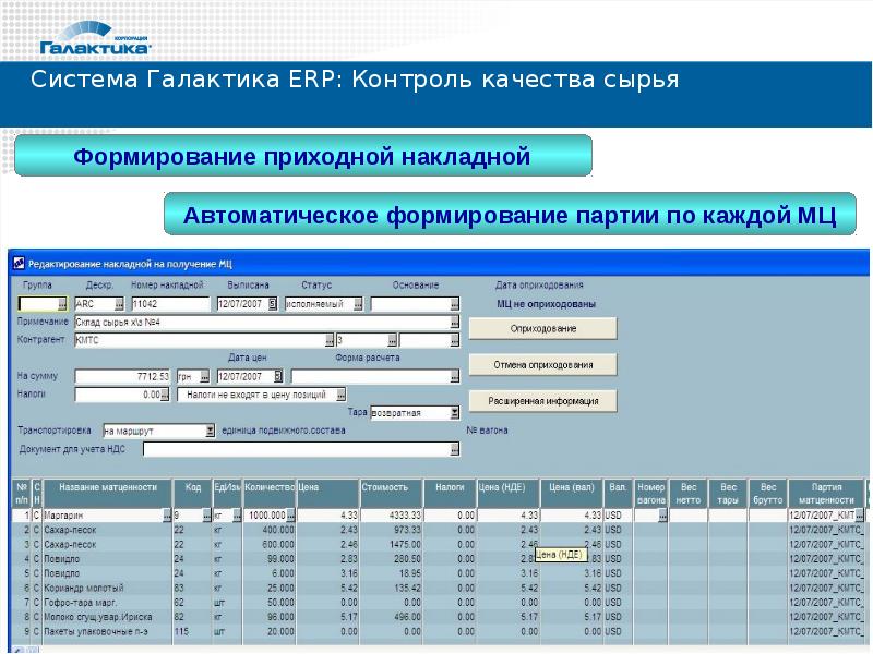 Erp парус презентация