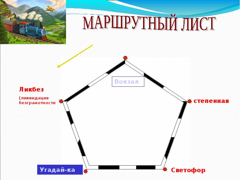 Маршрутный лист проекта