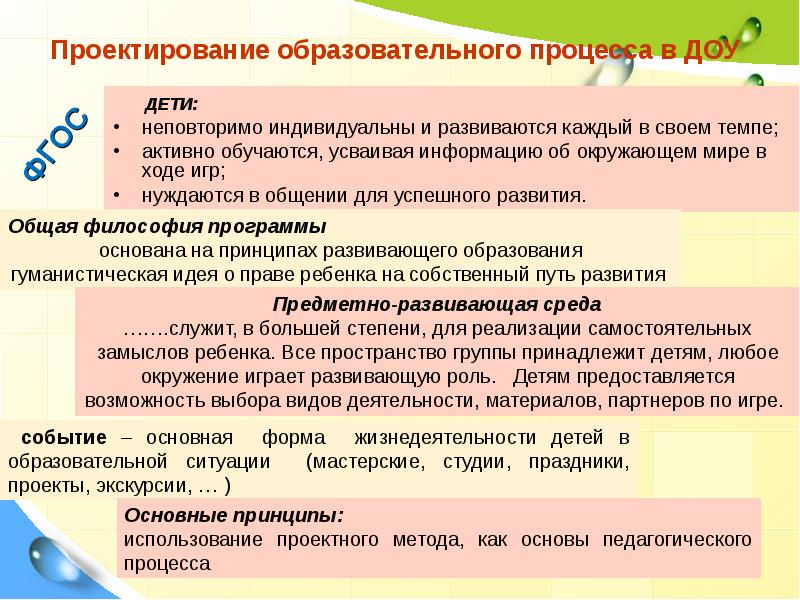 Новое содержание образовательного процесса. Проектирование образовательного процесса в ДОУ. Проектирование воспитательно образовательного процесса в ДОУ. Технология проектирования образовательного события. Формами проектирования образовательного процесса в ДОУ.