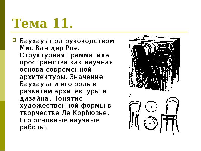 Тема 11. Этапы развития Баухауза. Баухауз и его вклад в развитие мирового дизайна кратко. Функции Баухауза. Сообщение история Баухауза.