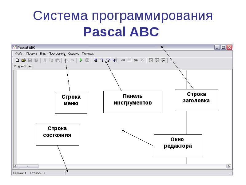 Проект язык программирования паскаль