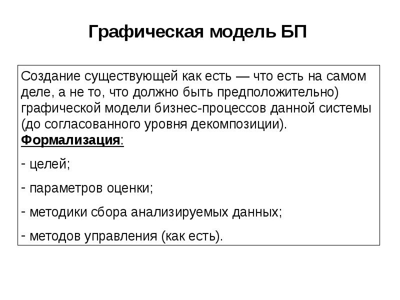 Графическая модель БП