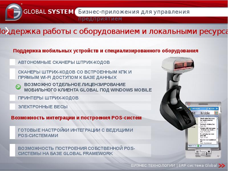 Глобал Системс. Бизнес-технологии Global System. Лицензирование мобильного клиента. Считыватель штрих кодов стационарные камеры. Сканеры кодов сайта