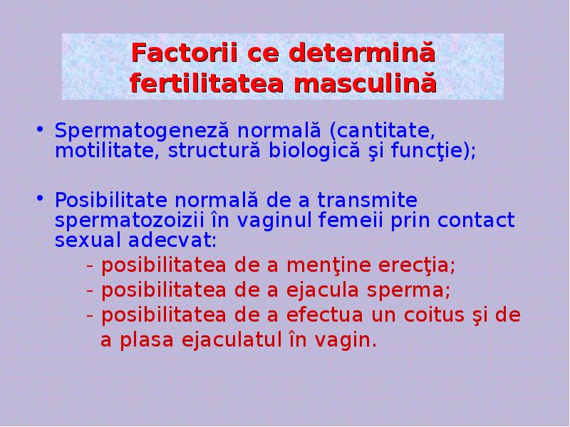 erecția infertilității