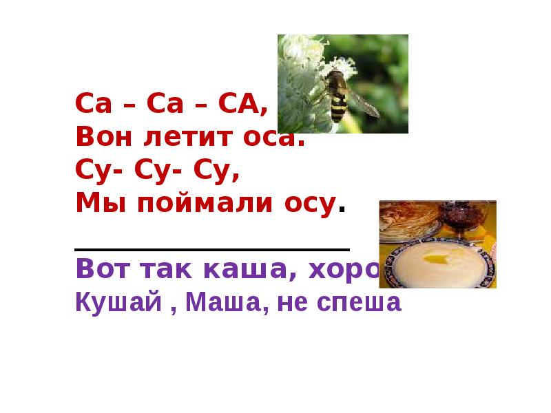 Са са са Оса. Са са вот летит Оса. Са са са Ой Ой Ой летит Оса. Оса са са стих.