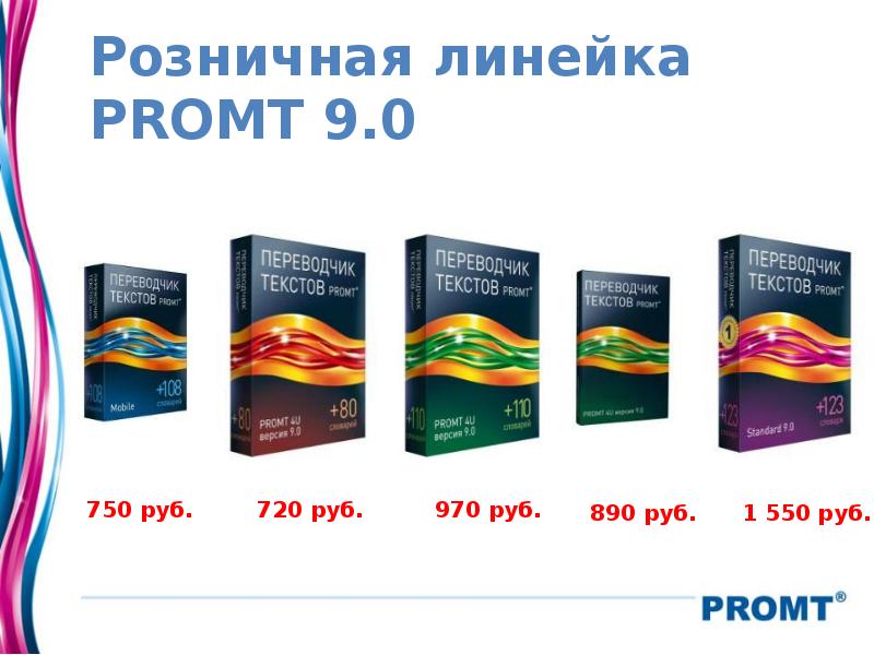 Розничная линейка PROMT 9.0