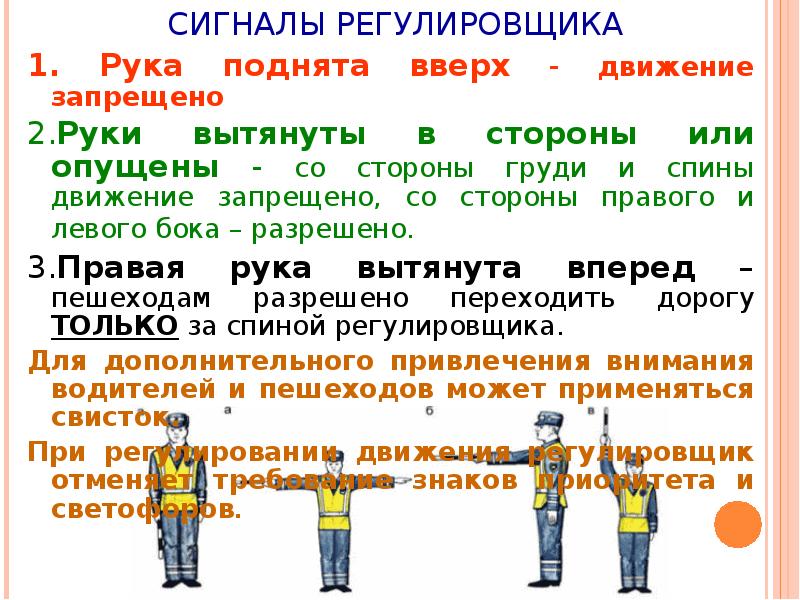 Что значить поднимать. Сигналы регулировщика. Регулировщик поднял руку вверх. Основные сигналы регулировщика. Сигналы регулировщика рука поднята вверх.