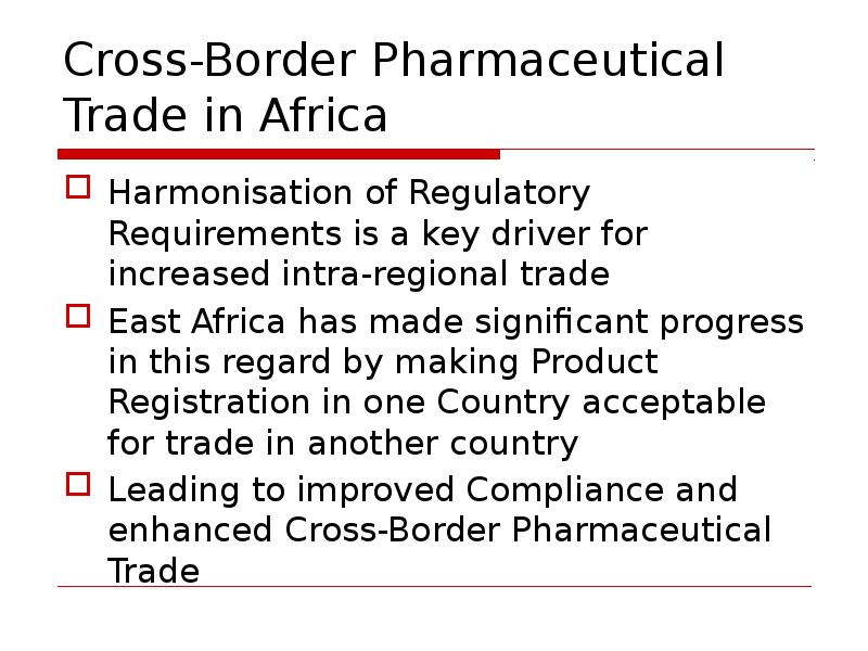 The Role Of Compliance In Pharmaceutical Cross-border Trade