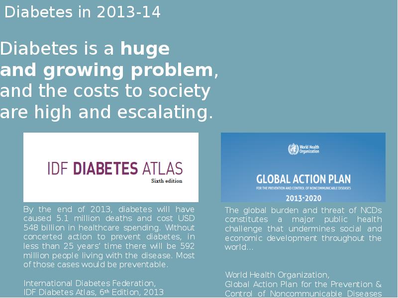 Diabetes in 2013-14