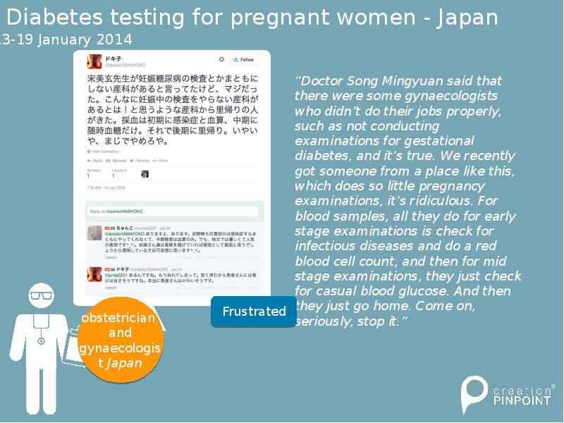 Diabetes testing for pregnant women - Japan